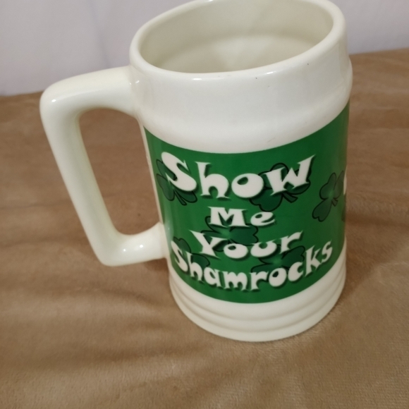 Tb Toy Trading Co.Large Mug Show Me Your Shamrocks  I'll Show You Mine Irish Mug - Picture 7 of 9